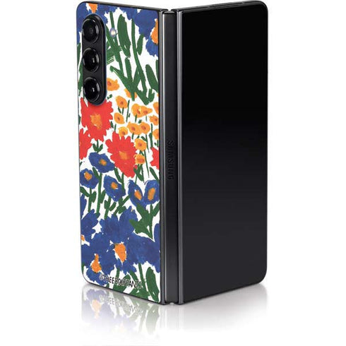 Bouffants and Broken Hearts Wild Garden 4 Galaxy Z Fold5 5G Skin